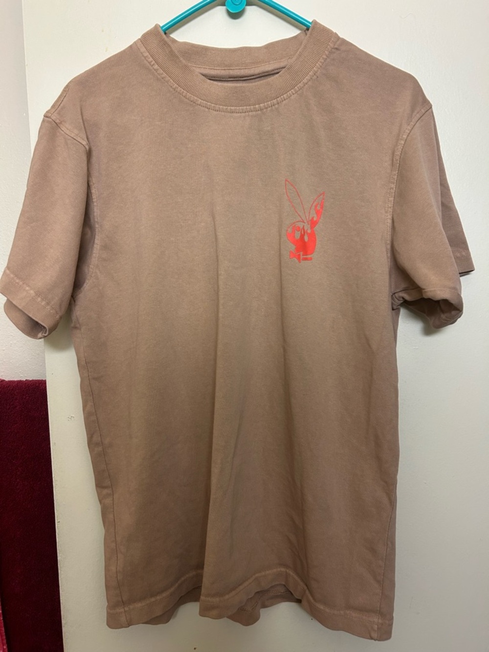 PLAYBOY Flame Bunny Shirt Size S